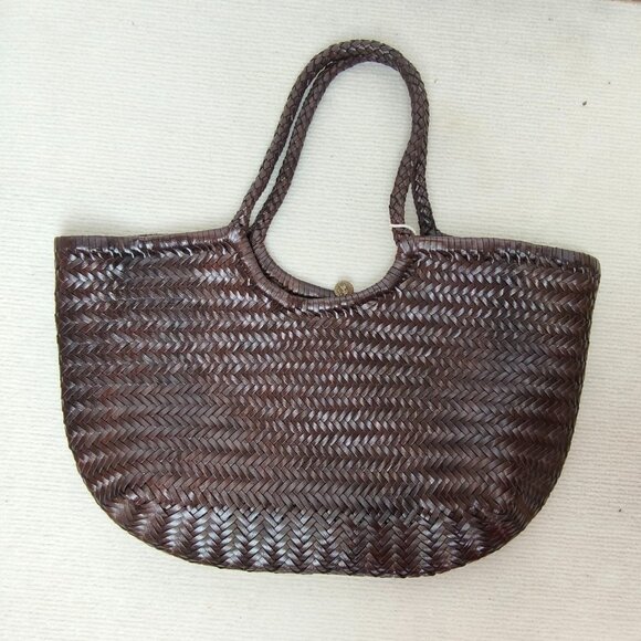Dragon Diffusion Nantucket Big Dark Brown shopping bag - Picture 4 of 11